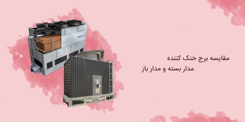 مقایسه برج خنک کننده مدار بسته و مدار باز مقایسه برج خنک کننده مدار بسته و مدار باز