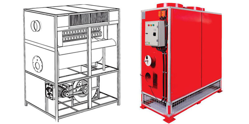 آشنایی با هیتر کوره هوای گرم ایستاده