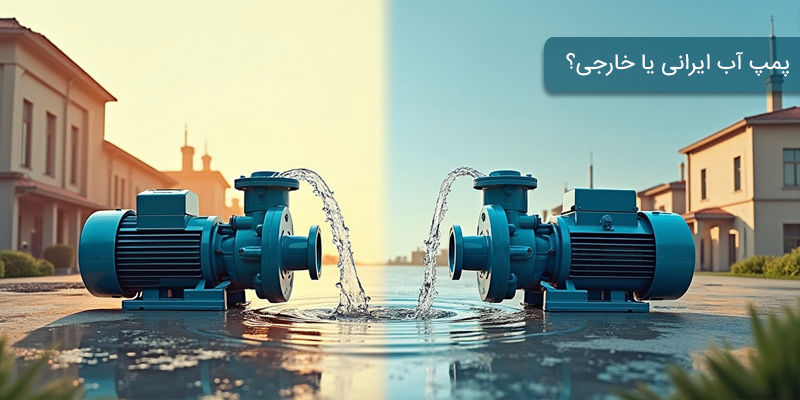پمپ آب ایرانی یا خارجی؟ پمپ آب ایرانی یا خارجی؟