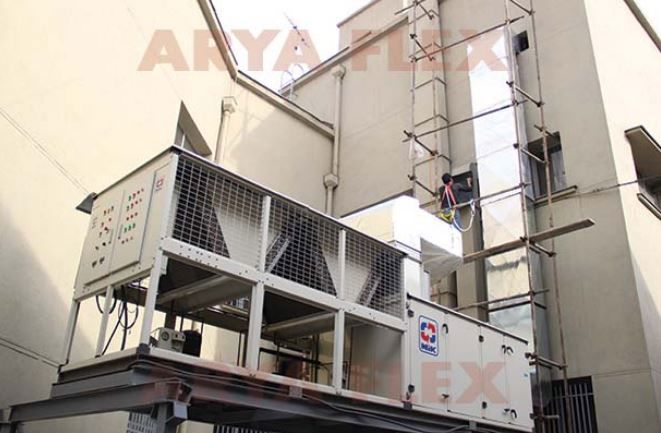 عایق رولی آریافلکس روکش آلومینیوم ضخامت 6.5 میلیمتر