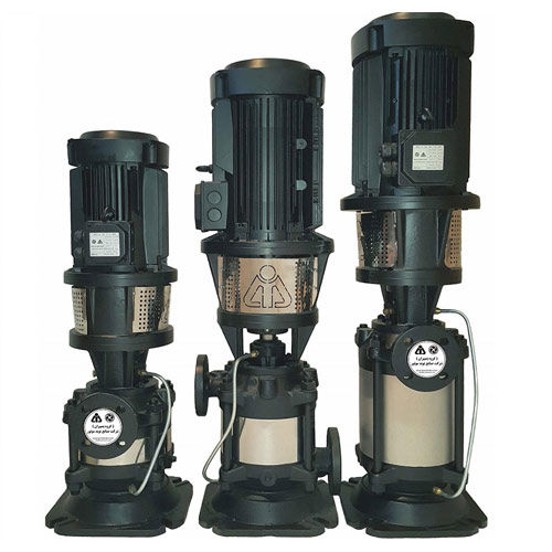 پمپ طبقاتی عمودی سمنان انرژی مدل WKLV32-2 با موتور 2900 دور