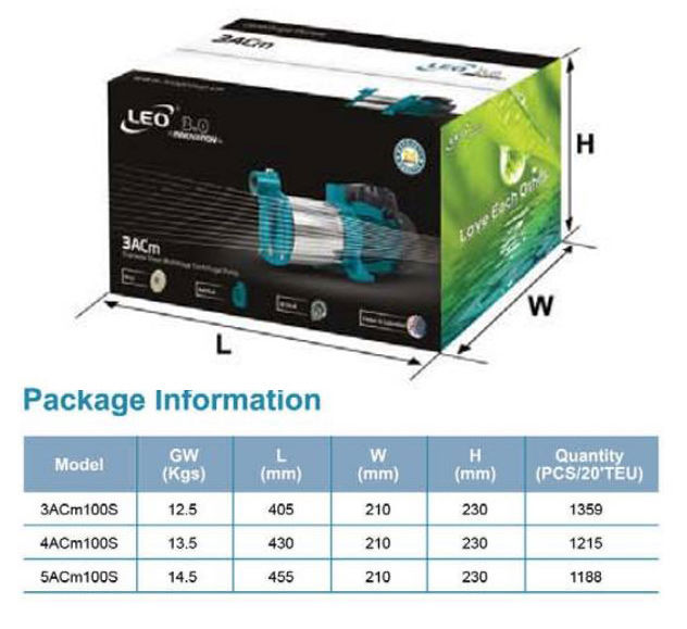 پمپ آب لئو سانتریفیوژ طبقاتی مدل 5ACm100S