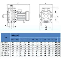 پمپ آب لیو تک پروانه استیل مدل XZS 50-32-160/5.5