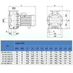 پمپ آب لیو تک پروانه استیل مدل XZS 65-40-125/2.2