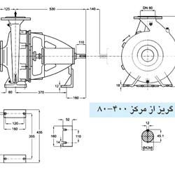  پمپ آب پمپیران مدل 400-80 با موتور 22 کیلووات