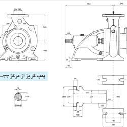  پمپ آب پمپیران مدل 33-250 با موتور 90 کیلووات