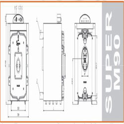 دیگ چدنی MI3 مدل Super M90-10 پره 10