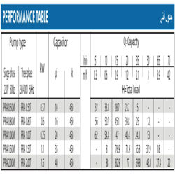 پمپ آب ابارا محیطی مدل PRA 0.8 M/T