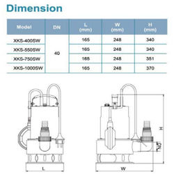 پمپ کفکش لئو مدل XKS-550SW