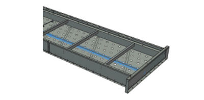 سینی توزیع آب در برج خنک کننده مکعبی با تشت فوقانی ثقلی سینی توزیع آب در برج خنک کننده مکعبی با تشت فوقانی ثقلی