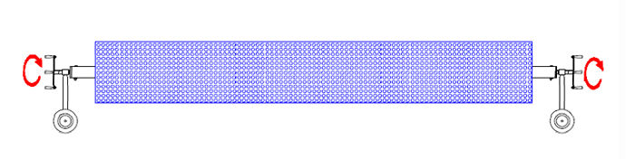 هردو U ساپورت چرخدار و هردو دارای سه هندل گردان هردو U ساپورت چرخدار و هردو دارای سه هندل گردان
