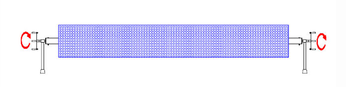 هردو U ساپورت ثابت و هردو دارای سه هندل گردان هردو U ساپورت ثابت و هردو دارای سه هندل گردان