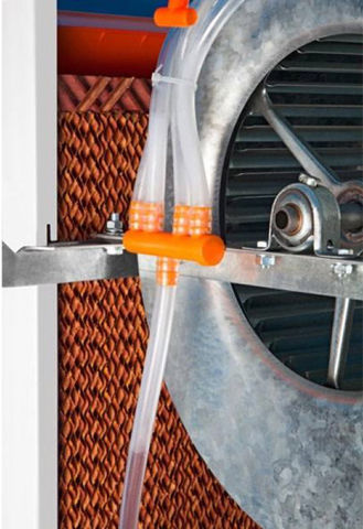 سیستم آبرسانی به پد کولر آبی سلولزی انرژی