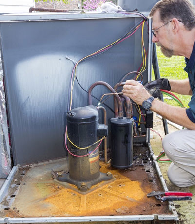 خرابی کمپرسور داکت اسپلیت خرابی کمپرسور داکت اسپلیت