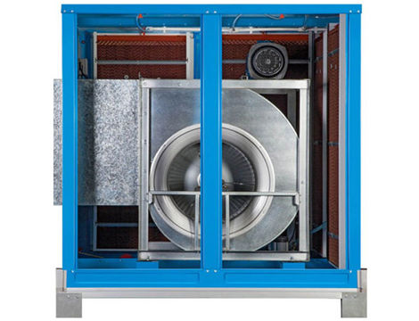 نمای داخلی کولر آبی صنعتی سلولزی انرژی نمای داخلی کولر آبی صنعتی سلولزی انرژی