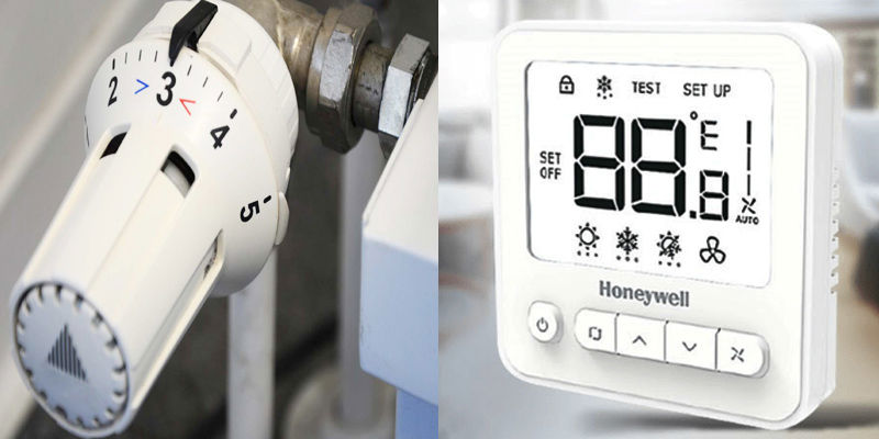کنترل دما فن کویل و رادیاتور کنترل دما فن کویل و رادیاتور